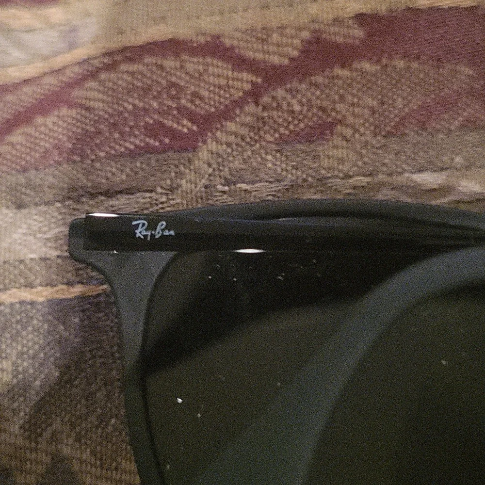 Ray-Ban Matte Black Sunglasses Erica Polarized Made In Italy Fab Unisex Black